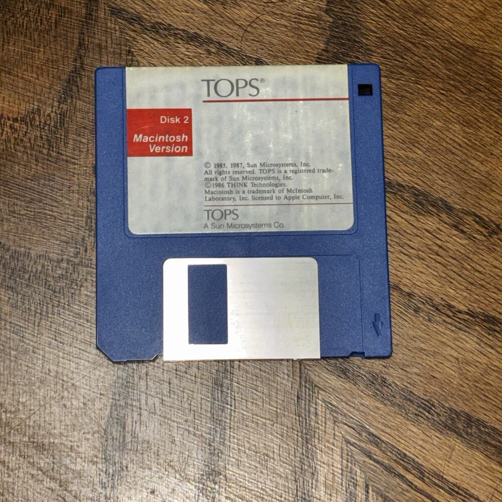 Apple Mac Macintosh Tops Network Sun Microsystems 3.5 Disk 2